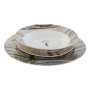 Set di Stoviglie Home ESPRIT Beige Multicolore Porcellana 18 Pezzi 27 x 27 x 2 cm di Home ESPRIT, Servizi combinati - Rif: S3...