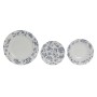 Dinnerware Set Home ESPRIT Blue Porcelain Floral 18 Pieces 27 x 27 x 2 cm by Home ESPRIT, Combination Sets - Ref: S3054511, P...