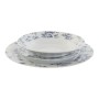 Conjunto de Louça Home ESPRIT Azul Porcelana Floral 18 Peças 27 x 27 x 2 cm de Home ESPRIT, Louças combinadas - Ref: S3054511...