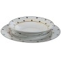 Set de Vajilla Home ESPRIT Blanco Porcelana 18 Piezas 27 x 27 x 2 cm de Home ESPRIT, Vajillas combinadas - Ref: S3054512, Pre...