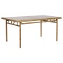 Conjunto de mesa com 4 cadeiras Home ESPRIT Alumínio 160 x 90 x 75 cm (5 Peças) de Home ESPRIT, Mesas para sala de jantar - R...