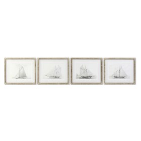 Quadro Home ESPRIT Barca a vela 60 x 2 x 50 cm (4 Unità) di Home ESPRIT, Stampe e quadri su tela - Rif: S3054551, Prezzo: 135...