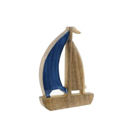 Statua Decorativa Home ESPRIT Azzurro Naturale Mediterraneo 17 x 2,5 x 25 cm di Home ESPRIT, Soprammobili - Rif: S3054604, Pr...