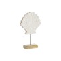 Figura Decorativa Home ESPRIT Blanco Natural Concha Mediterráneo 18 x 5 x 28 cm de Home ESPRIT, Adornos - Ref: S3054608, Prec...