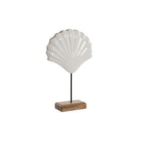 Figura Decorativa Home ESPRIT Branco Natural Concha Mediterrâneo 17 x 5 x 29 cm de Home ESPRIT, Adornos - Ref: S3054609, Preç...