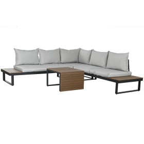 Wohnzimmer Sitzgruppe mit Tisch Home ESPRIT Aluminium 227 x 159 x 64 cm von Home ESPRIT, Sofas - Ref: S3054617, Preis: 1,00 €...