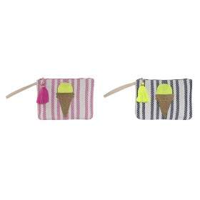 Toilet Bag Home ESPRIT Blue Pink 26 x 2 x 19 cm (2 Units) by Home ESPRIT, Cosmetic Cases - Ref: S3054623, Price: 26,81 €, Dis...