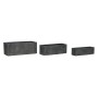 Set de Maceteros Home ESPRIT Gris Fibra Magnesio 78 x 30 x 30 cm de Home ESPRIT, Maceteros - Ref: S3054629, Precio: 104,37 €,...