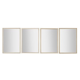 Espejo de pared Home ESPRIT Blanco Metal Urbano 85,5 x 9,5 x 85,5 cm | Tienda24 - Global Online Shop Tienda24.eu