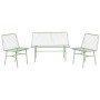 Set Tavolo con 3 Sedie Home ESPRIT Menta Metallo 115 x 53 x 83 cm di Home ESPRIT, Divani - Rif: S3054668, Prezzo: 252,32 €, S...