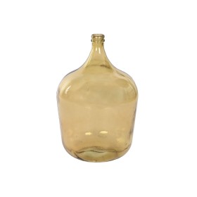 Vase Home ESPRIT Jaune Cristal recyclé 36 x 36 x 56 cm de Home ESPRIT, Vases - Réf : S3054677, Prix : 85,80 €, Remise : %