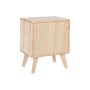 Nightstand Home ESPRIT Wood Metal Rattan 40 x 30 x 48 cm by Home ESPRIT, Bedside Tables - Ref: S3054684, Price: 109,18 €, Dis...