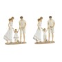 Figura Decorativa Home ESPRIT Blanco Beige Mediterráneo 20,5 x 6,5 x 24,5 cm (2 Unidades) de Home ESPRIT, Adornos - Ref: S305...