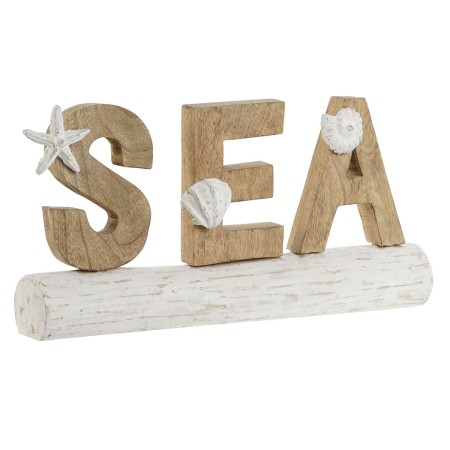 Figurine Décorative Home ESPRIT Sea Blanc Naturel méditerranéen 47 x 8 x 24,5 cm de Home ESPRIT, Objets de décoration - Réf :...