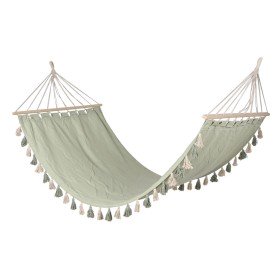 Hamaca Colgante Home ESPRIT Verde 200 x 100 x 5 cm de Home ESPRIT, Hamacas - Ref: S3054727, Precio: 35,14 €, Descuento: %