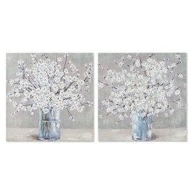 Cuadro Home ESPRIT Shabby Chic Florero 80 x 3 x 80 cm (2 Unidades) de Home ESPRIT, Impresiones sobre lienzo - Ref: S3054740, ...