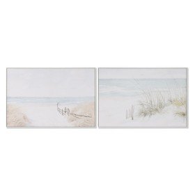 Pintura DKD Home Decor 100 x 2,8 x 100 cm Vaso Shabby Chic (2 Unidades) | Tienda24 - Global Online Shop Tienda24.eu