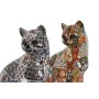 Decorative Figure Home ESPRIT Multicolour Cat Mediterranean 11 x 10 x 16 cm (2 Units) by Home ESPRIT, Ornaments - Ref: S30547...