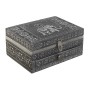 Guarda-Joias DKD Home Decor Prateado Azul celeste Madeira Alumínio 17,5 x 12,5 x 8,5 cm de DKD Home Decor, Organizadores de j...