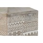 Vase Home ESPRIT White Natural Mango wood Colonial 18 x 18 x 30,5 cm by Home ESPRIT, Vases - Ref: S3054926, Price: 31,15 €, D...