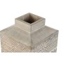 Vaso Home ESPRIT Branco Natural Madeira de mangueira Colonial 18 x 18 x 30,5 cm | Tienda24 - Global Online Shop Tienda24.eu