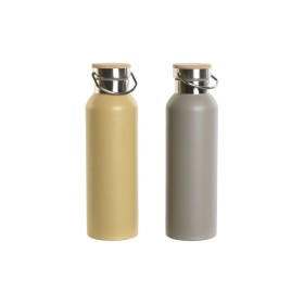 Thermal Bottle Home ESPRIT Beige Grey 500 ml (2 Units) by Home ESPRIT, Thermos flasks - Ref: S3054935, Price: 20,65 €, Discou...