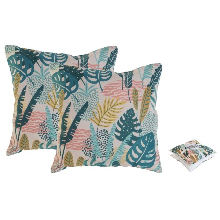 Set of cushions Home ESPRIT Jungle 45 x 5 x 45 cm (2 Units) by Home ESPRIT, Cushions - Ref: S3054949, Price: 9,81 €, Discount: %