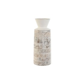 Vase Home ESPRIT Blanc Naturel Bois de manguier Colonial 15 x 15 x 22,5 cm de Home ESPRIT, Vases - Réf : S3054956, Prix : 30,...