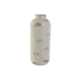 Vase Home ESPRIT Blanc Métal 15 x 15 x 36 cm de Home ESPRIT, Vases - Réf : S3054967, Prix : 21,55 €, Remise : %