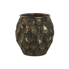 Planter Home ESPRIT Golden Metal Vintage 28 x 28 x 28 cm by Home ESPRIT, Cachepots - Ref: S3054976, Price: 28,74 €, Discount: %