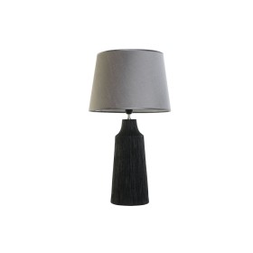 Lampe de bureau Home ESPRIT Noir Gris Résine 50 W 220 V 40 x 40 x 70 cm (2 Unités) de Home ESPRIT, Lampes de chevet - Réf : S...