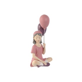 Figurine Décorative Home ESPRIT Rose Mauve chica 10,5 x 7,5 x 21 cm de Home ESPRIT, Objets de décoration - Réf : S3055049, Pr...