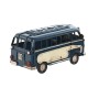 Figura Decorativa Home ESPRIT Azul Branco Autocarro Vintage 17 x 7 x 8 cm (2 Unidades) de Home ESPRIT, Adornos - Ref: S305507...