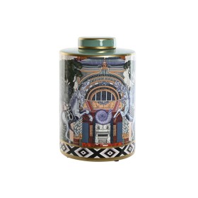 Vase DKD Home Decor Porcelaine Bleu Moderne (22 x 22 x 41 cm) | Tienda24 - Global Online Shop Tienda24.eu