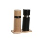 Salt and Pepper Shakers Home ESPRIT Black Natural Stainless steel Rubber wood 14 x 7 x 16,5 cm | Tienda24 - Global Online Shop Tienda24.eu