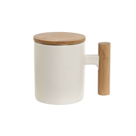 Taza con Filtro para Infusiones Home ESPRIT Blanco Acero Inoxidable Porcelana 360 ml de Home ESPRIT, Tazas - Ref: S3055110, P...