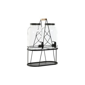 Dispensador de bebidas Home ESPRIT Negro Metal Cristal 3,5 L 34 x 18 x 46 cm de Home ESPRIT, Dispensadores de agua fría y fue...