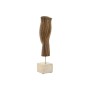 Figura Decorativa Home ESPRIT Blanco Marrón Cara 8,5 x 8,5 x 37,5 cm de Home ESPRIT, Adornos - Ref: S3055155, Precio: 19,03 €...