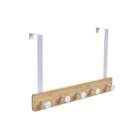 Door Coat Rack Home ESPRIT White Metal Bamboo 38,5 x 4,8 x 25,5 cm by Home ESPRIT, Robe Hooks - Ref: S3055162, Price: 9,01 €,...