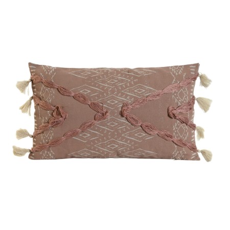 Cojín Home ESPRIT Blanco Terracota Boho 50 x 5 x 30 cm de Home ESPRIT, Cojines - Ref: S3055171, Precio: 8,97 €, Descuento: %