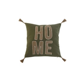 Almofada Home ESPRIT Verde Natural Boho 45 x 5 x 45 cm de Home ESPRIT, Almofadas - Ref: S3055176, Preço: 10,41 €, Desconto: %