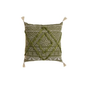 Kissen Home ESPRIT grün Boho 45 x 5 x 45 cm von Home ESPRIT, Zierkissen - Ref: S3055179, Preis: 9,43 €, Rabatt: %