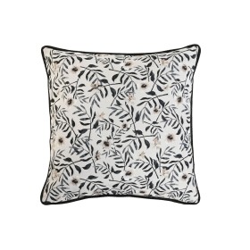 Cushion Home ESPRIT White Black Printed 45 x 15 x 45 cm by Home ESPRIT, Cushions - Ref: S3055234, Price: 10,72 €, Discount: %