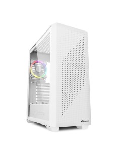 Caja Semitorre ATX Aerocool APNX-C1-WT-V1-ARGB Blanco | Tienda24 Tienda24.eu