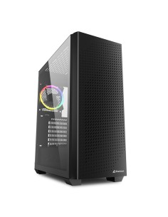 Caja Semitorre ATX Aerocool 19120 Negro | Tienda24 Tienda24.eu