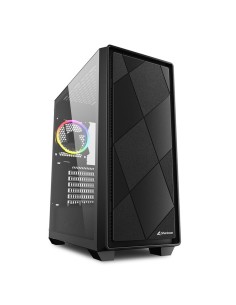 ATX Semi-Tower Gehäuse Chieftec BS-10B-300-FOB Schwarz | Tienda24 Tienda24.eu