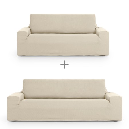 Sofa cover set Eysa ULISES White 2 Pieces by Eysa, Chair and sofa accessories - Ref: D1606801, Price: 89,49 €, Discount: %