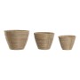 Conjunto de vasos Home ESPRIT Rotim 25 x 25 x 20 cm de Home ESPRIT, Vasos - Ref: S3055270, Preço: 36,45 €, Desconto: %