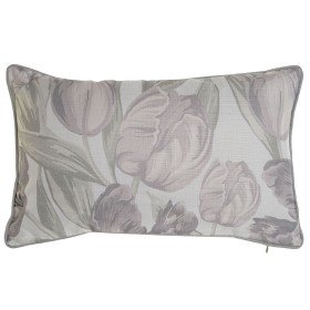 Cushion DKD Home Decor Golden 50 x 10 x 30 cm Flowers | Tienda24 - Global Online Shop Tienda24.eu