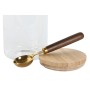 Conjunto de 2 Potes Home ESPRIT Dourado Natural Bambu Vidro de Borosilicato 24 x 12 x 18,5 cm de Home ESPRIT, Armazenamento d...